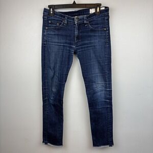Rag & Bone Jean Capri Jeans Womens 27 Blue Era Wash Skinny Stretch‎ Denim